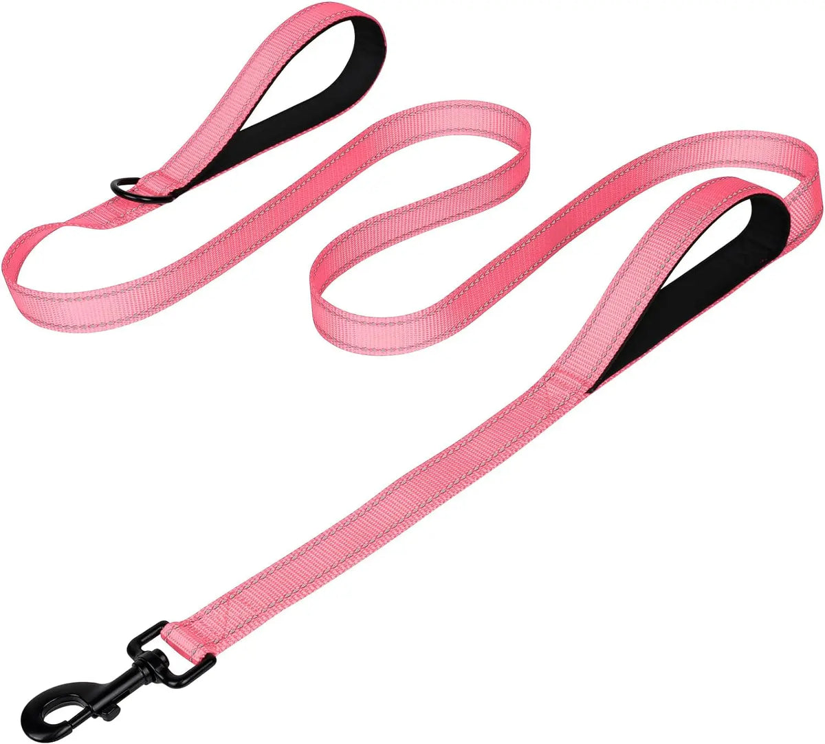 Heavy-Duty Double-Handle Leash for Large & Giant Dogs – Reflective