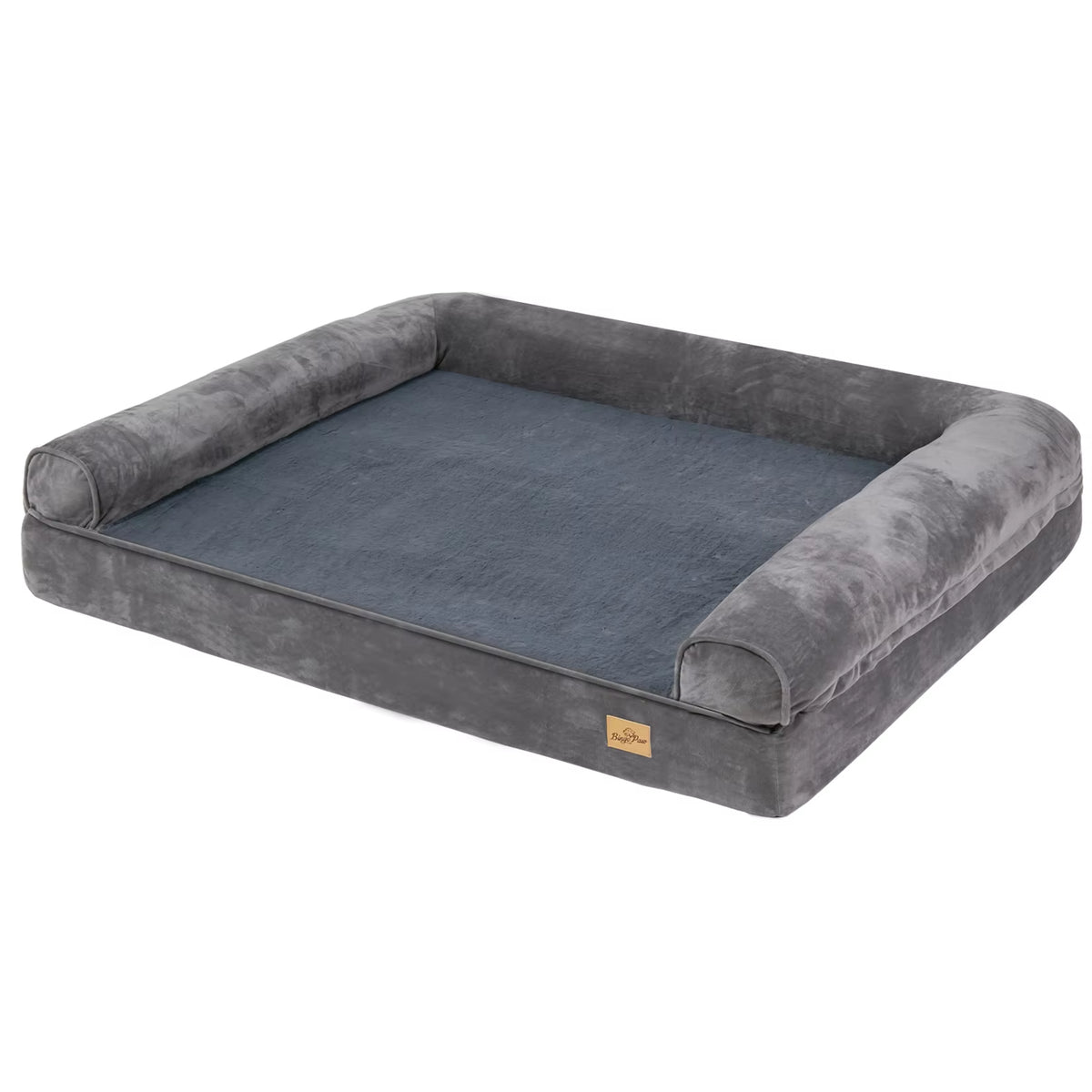 Giant Breed Orthopedic Bolster Bed – 53 X 39 In, Rated 132–154 Lb