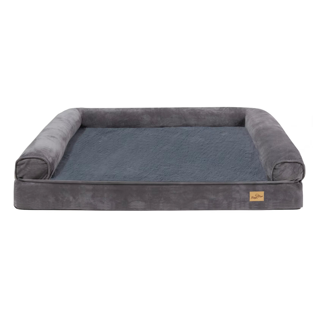 Giant Breed Orthopedic Bolster Bed – 53 X 39 In, Rated 132–154 Lb