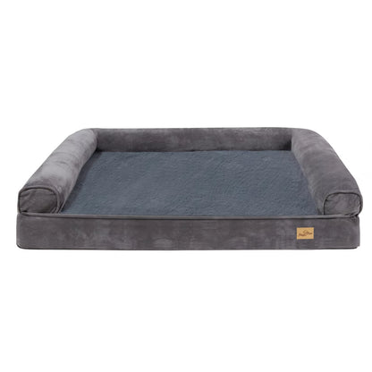 Giant Breed Orthopedic Bolster Bed – 53 X 39 In, Rated 132–154 Lb