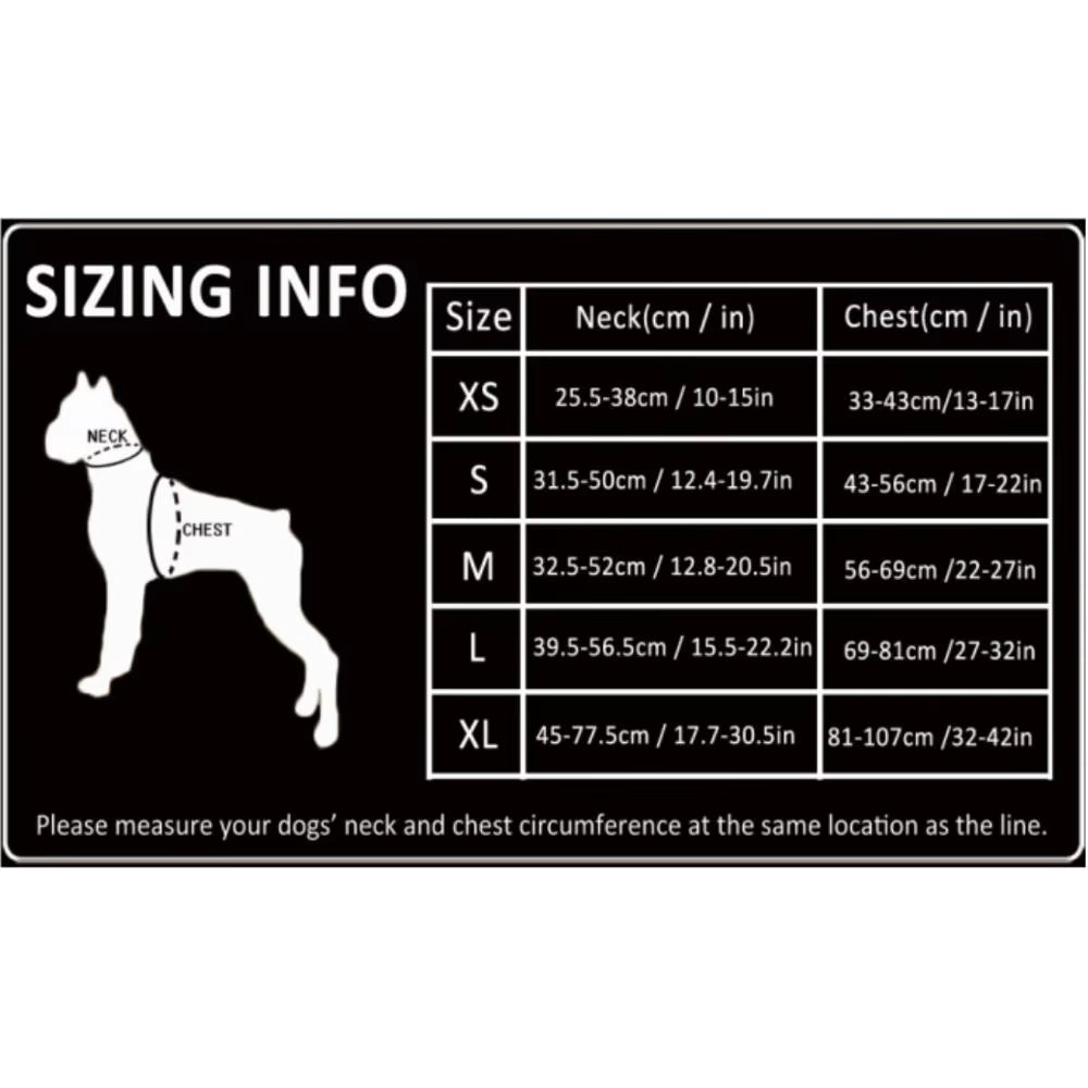 Padded No-Pull Harness for Giant Breeds – Fits 32–42 in Chest